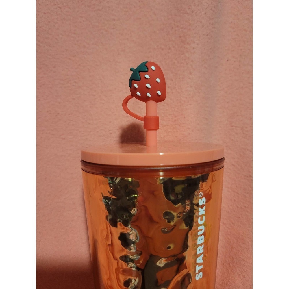 Strawberry straw topper